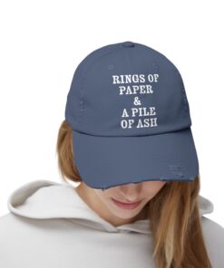Rings of Paper & A Pile Of Ash Distressed Cap - Image 12