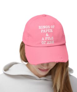 Rings of Paper & A Pile Of Ash Distressed Cap - Image 20