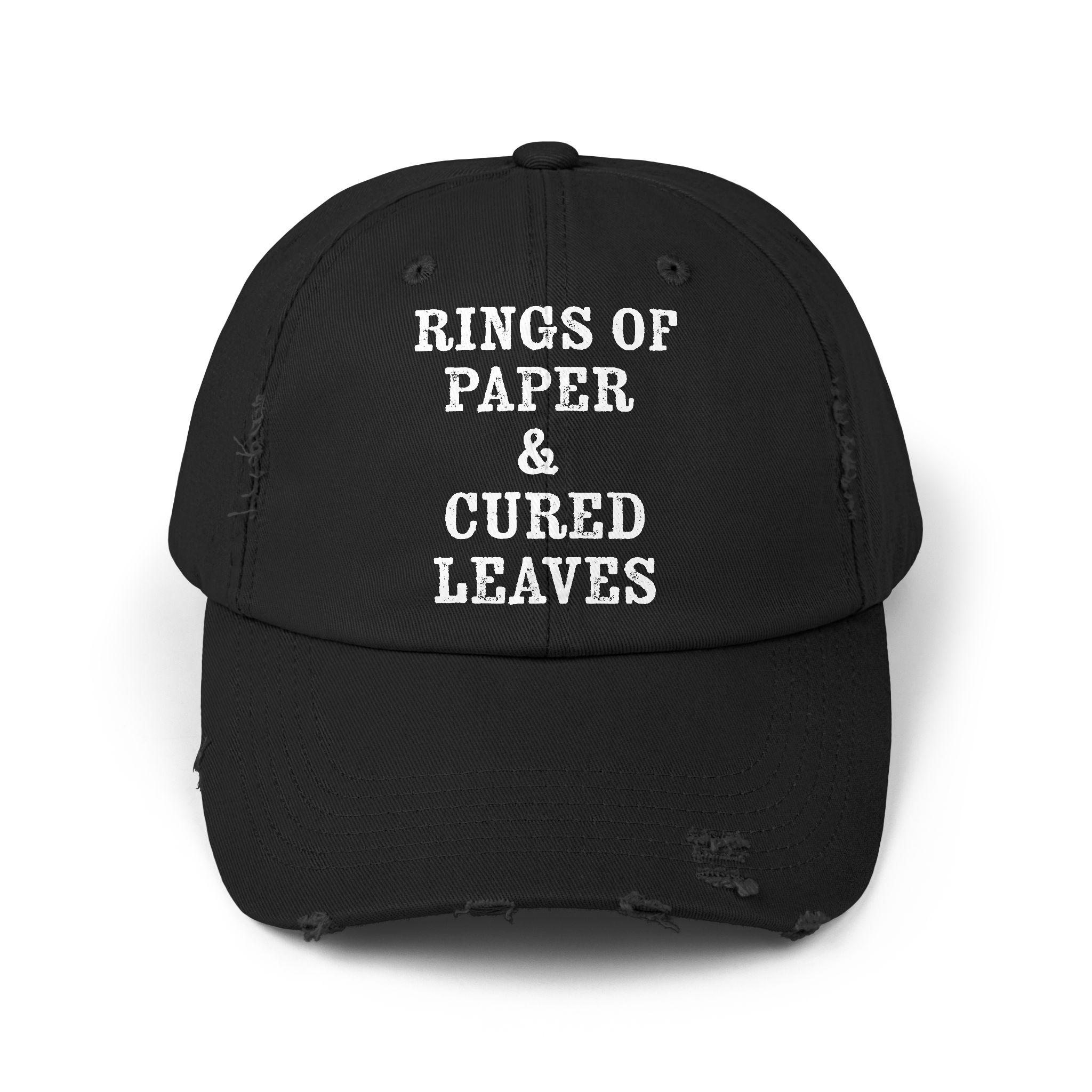 Rings of Paper Distressed Cap