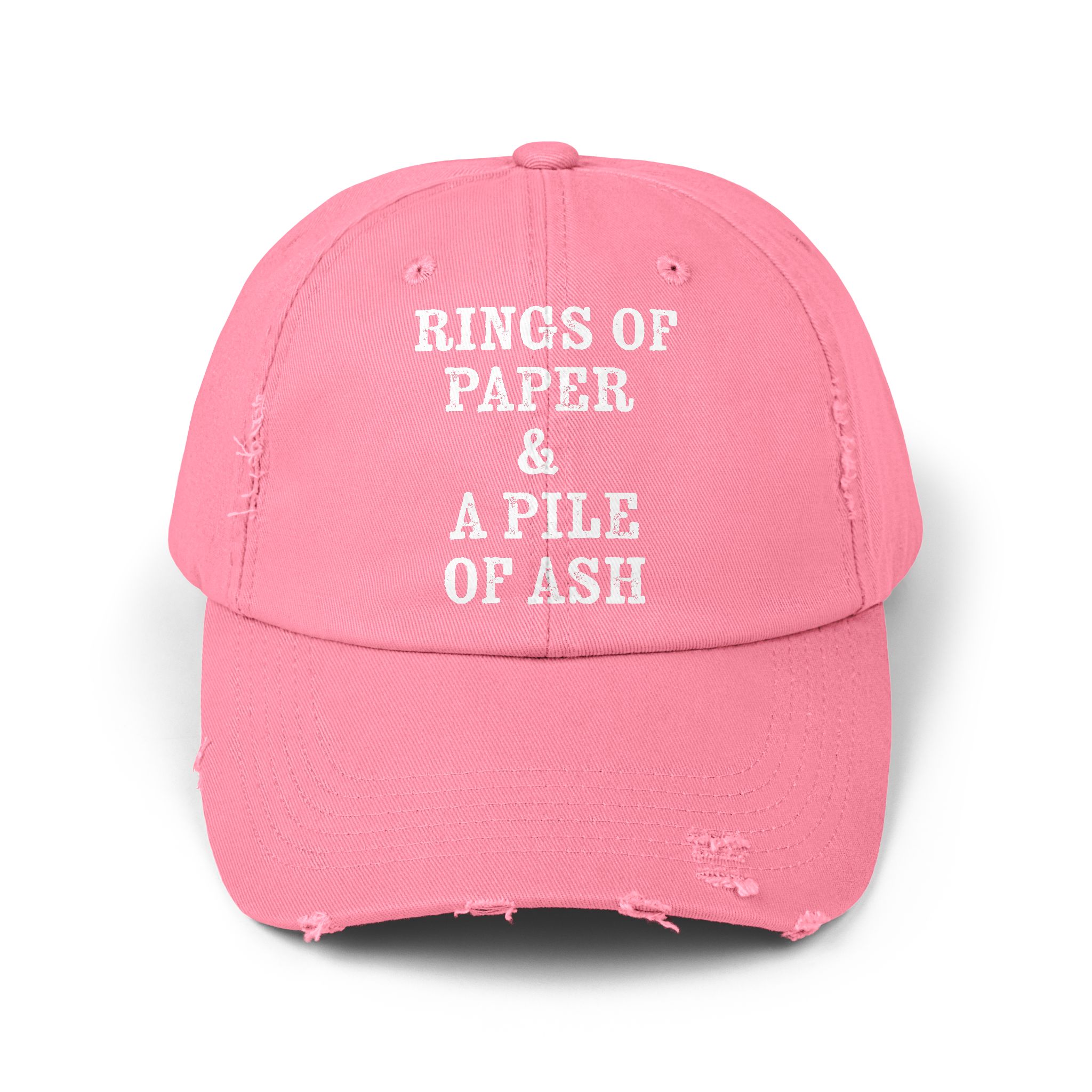 Rings of Paper & A Pile Of Ash Distressed Cap - Image 17