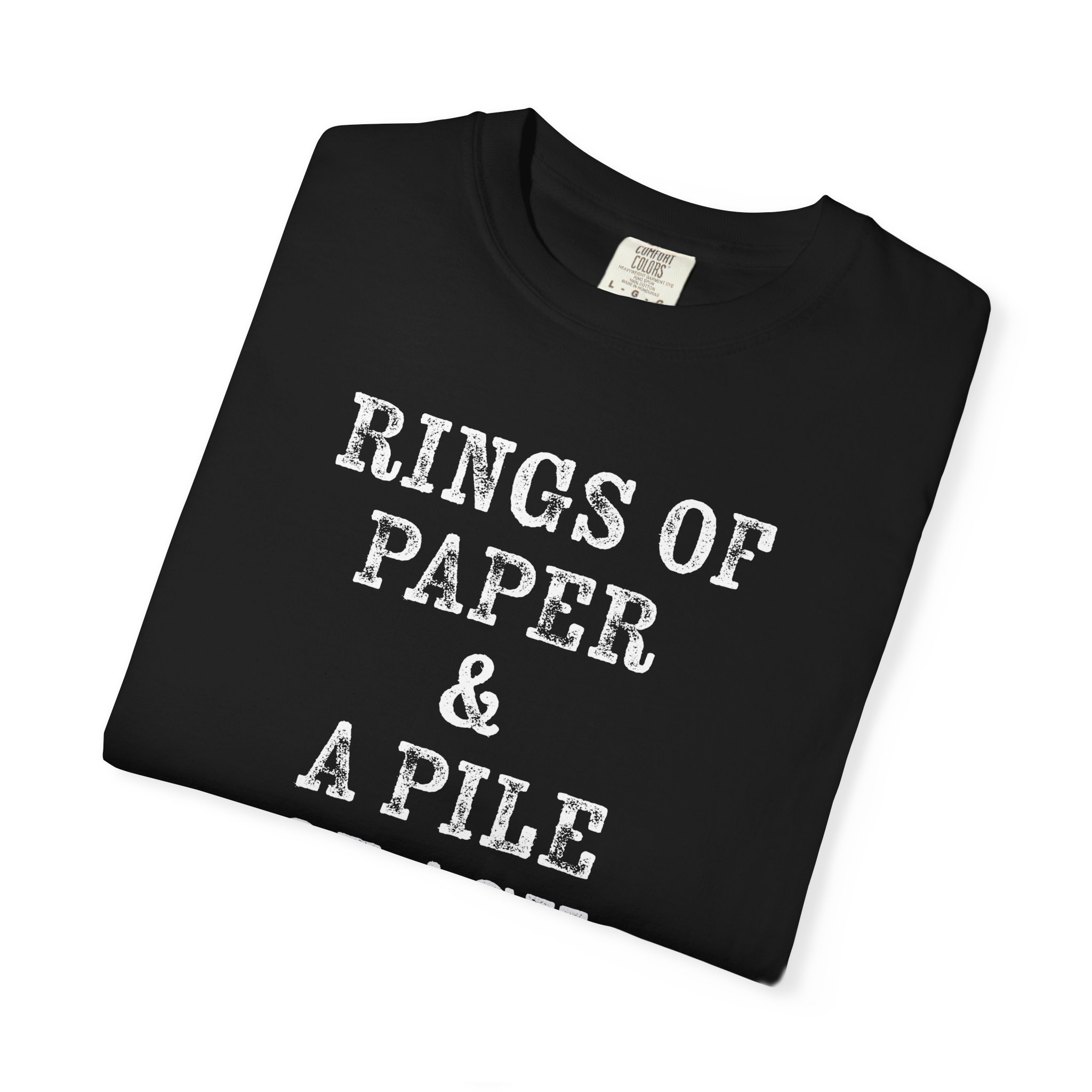 Rings Of Paper & A Pile Of Ash T-Shirt - Image 3