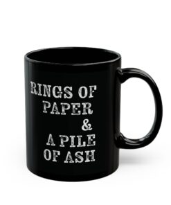 Rings of Paper Coffee Mug - Image 3