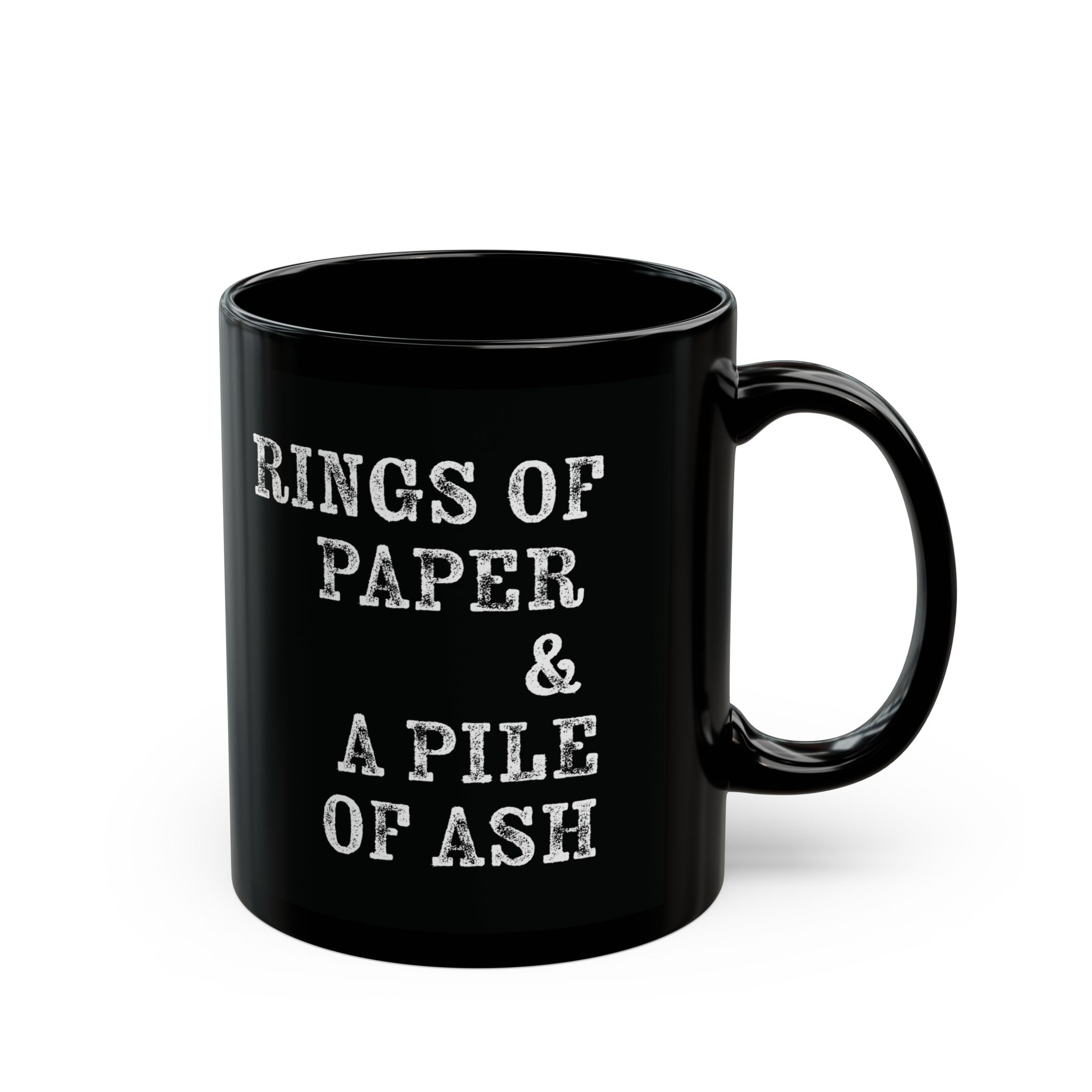 Rings of Paper Coffee Mug - Image 3