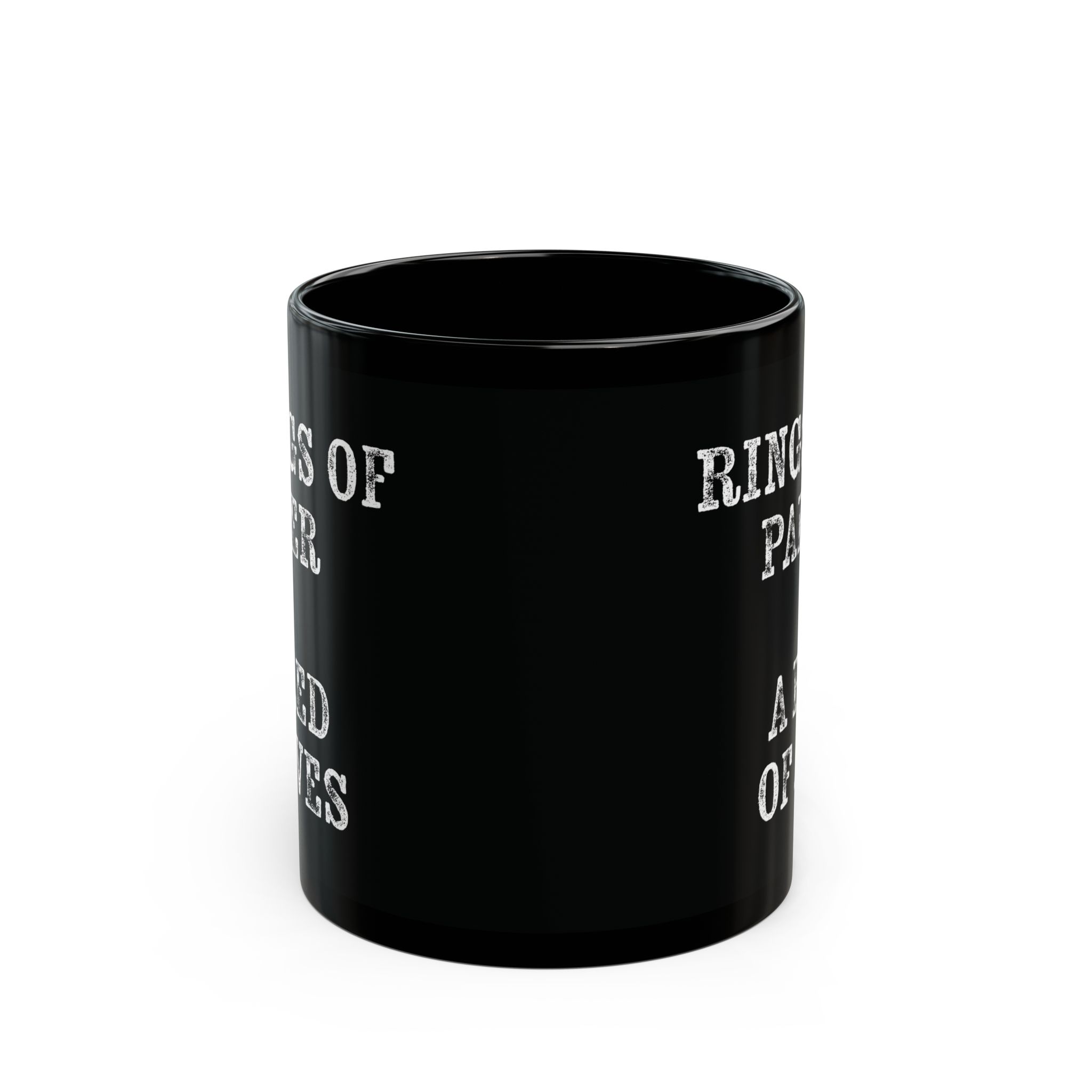 Rings of Paper Coffee Mug - Image 2