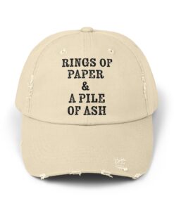Rings of Paper & A Pile Of Ash Distressed Cap - Image 5