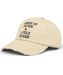 Rings of Paper & A Pile Of Ash Distressed Cap - Image 6